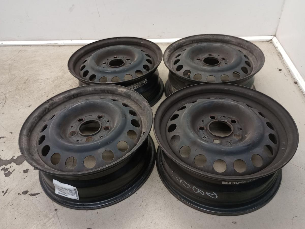 DAIMLERCHRYSLER A 140 (168) Baujahr: 1997-2004, original Stahlfelgensatz, 6 x 15 ET48, Gebrauchsspuren